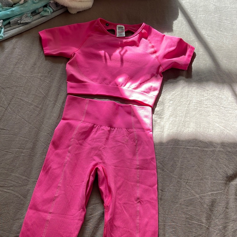 Hot Pink Gymshark Set
